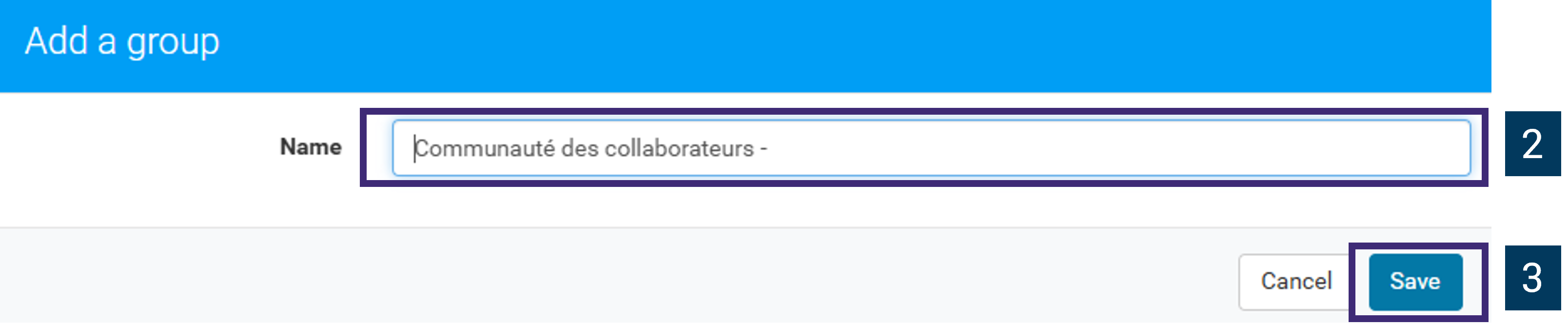 Ajoutez un groupe à ma communauté Image3