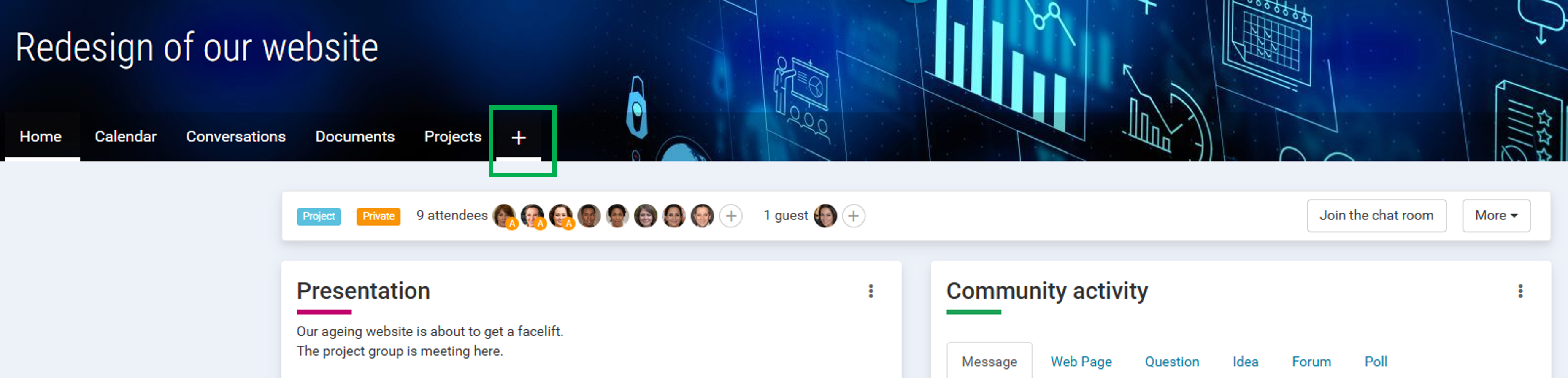 Ajoutez une application communauté Image1